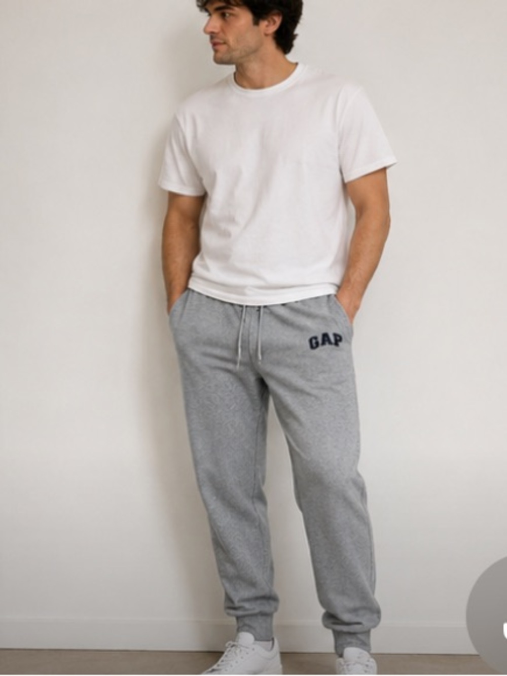 Grey gap large sweatpants joggers